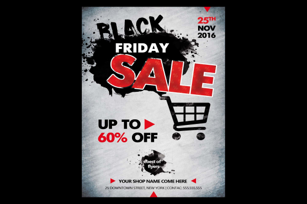 New Black Friday Sale Flyer Template