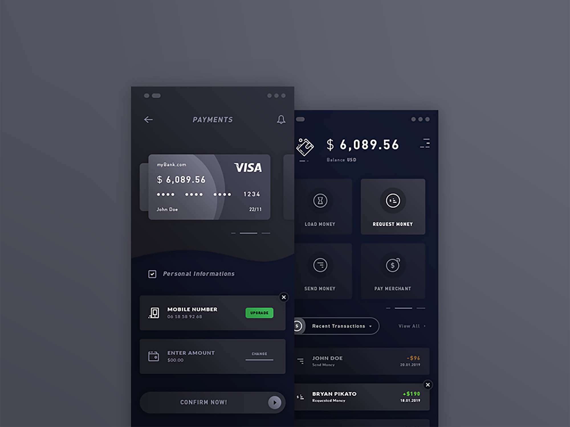 Payments & Wallet App Template