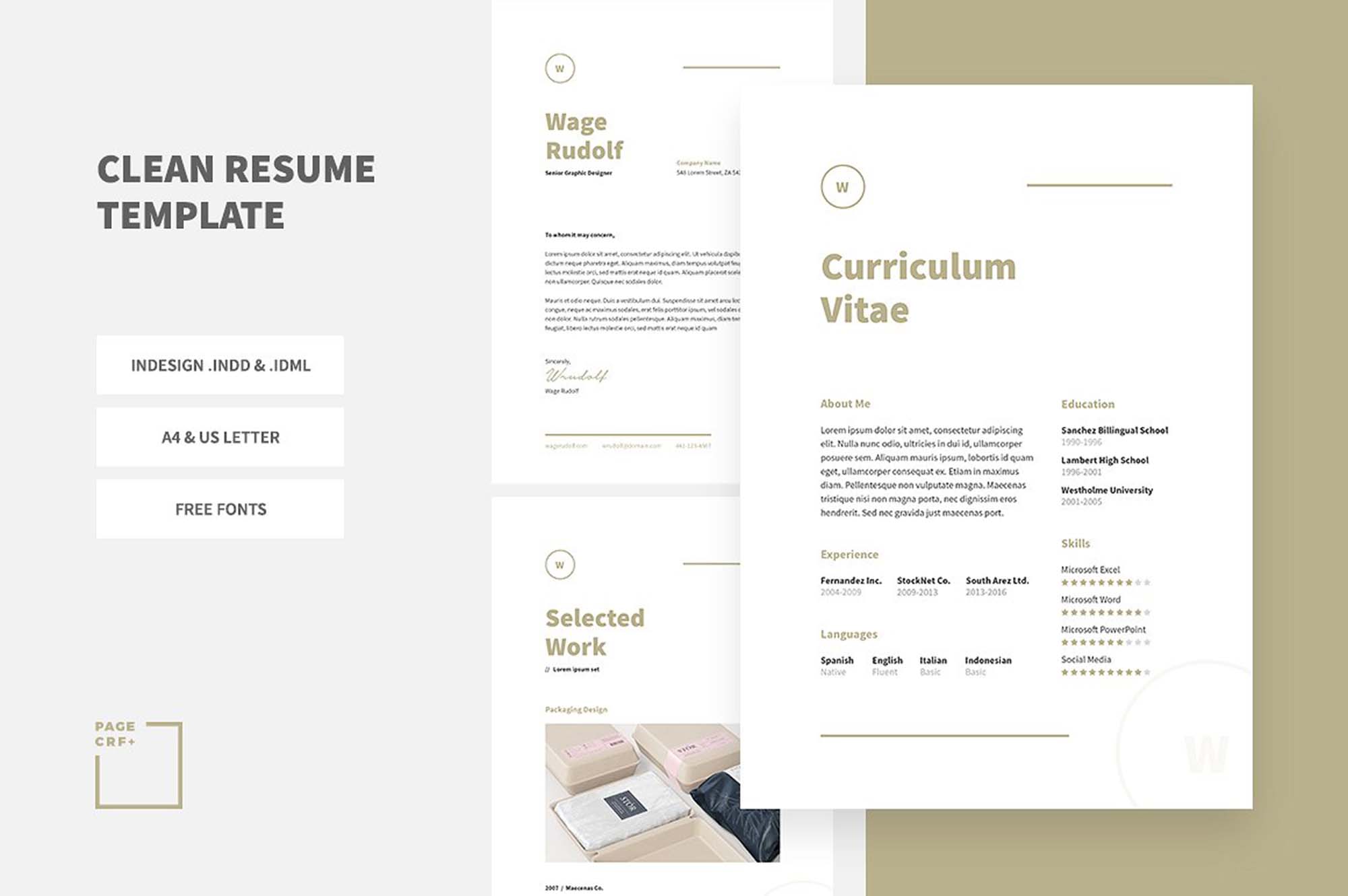 New Clean Resume Template