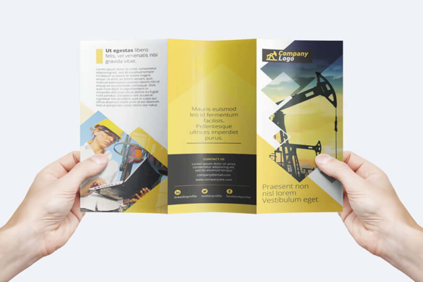 Trifold Business Flyer Template