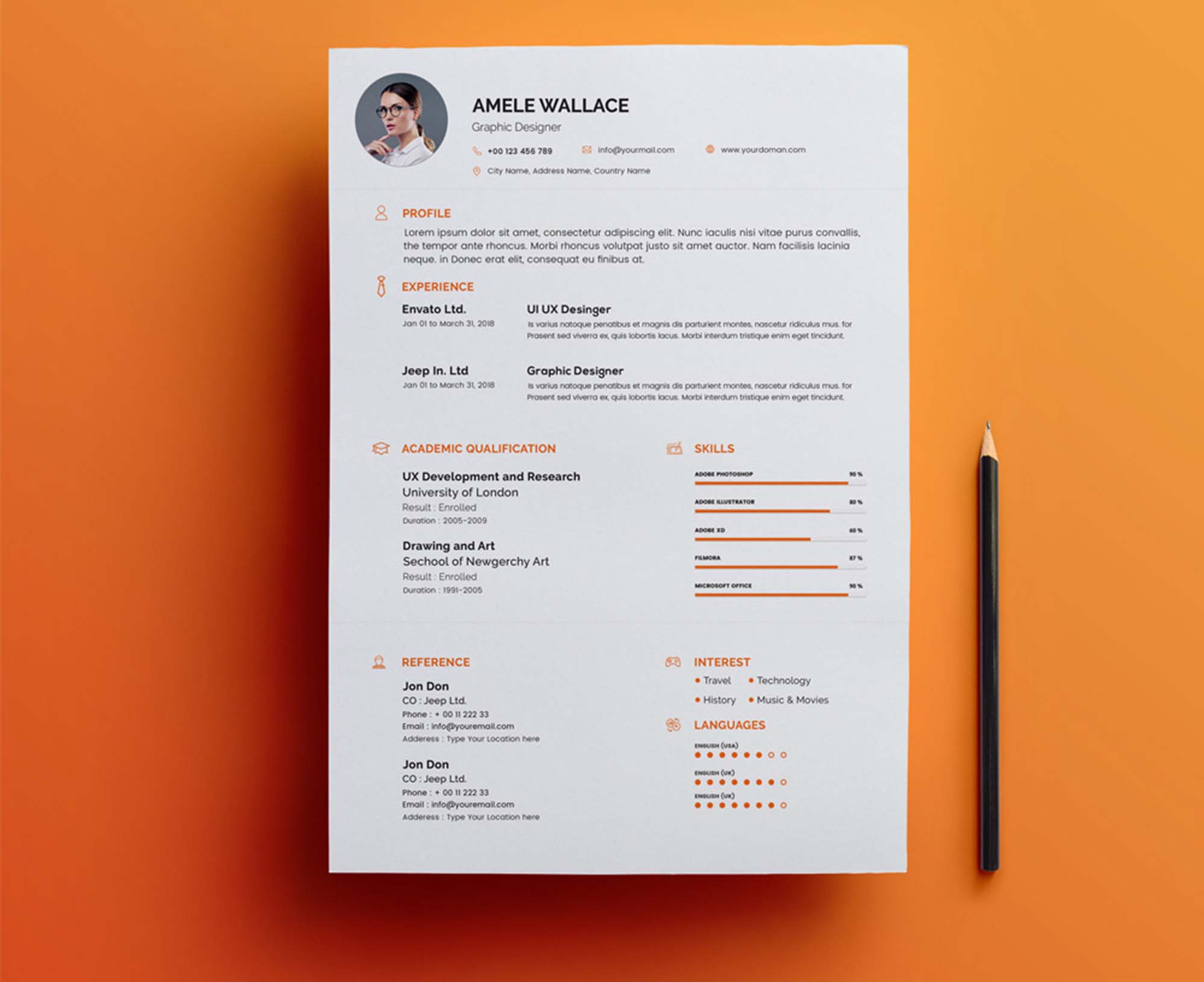 Smart Resume / CV with Cover Letter