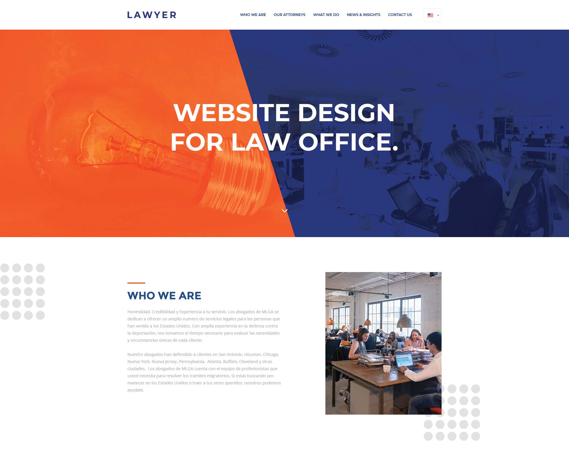 Lawyer Website Template