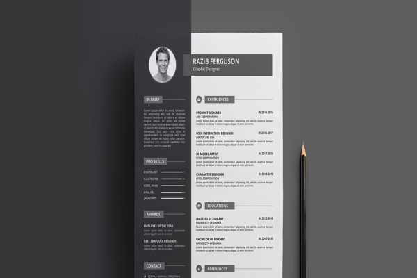 Resume Template & Business Card