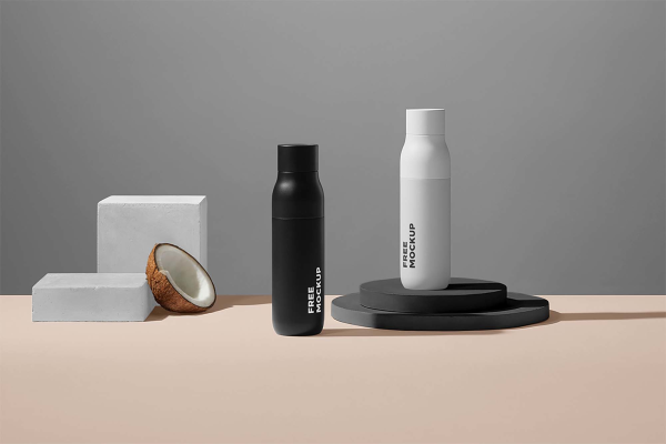 Cosmetic Bottle Packages Mockup