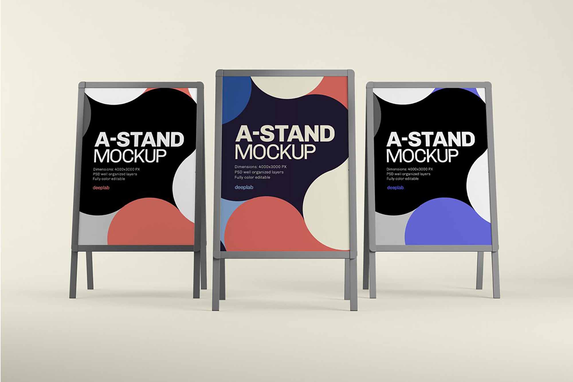 Advertising A-Stand Mockup