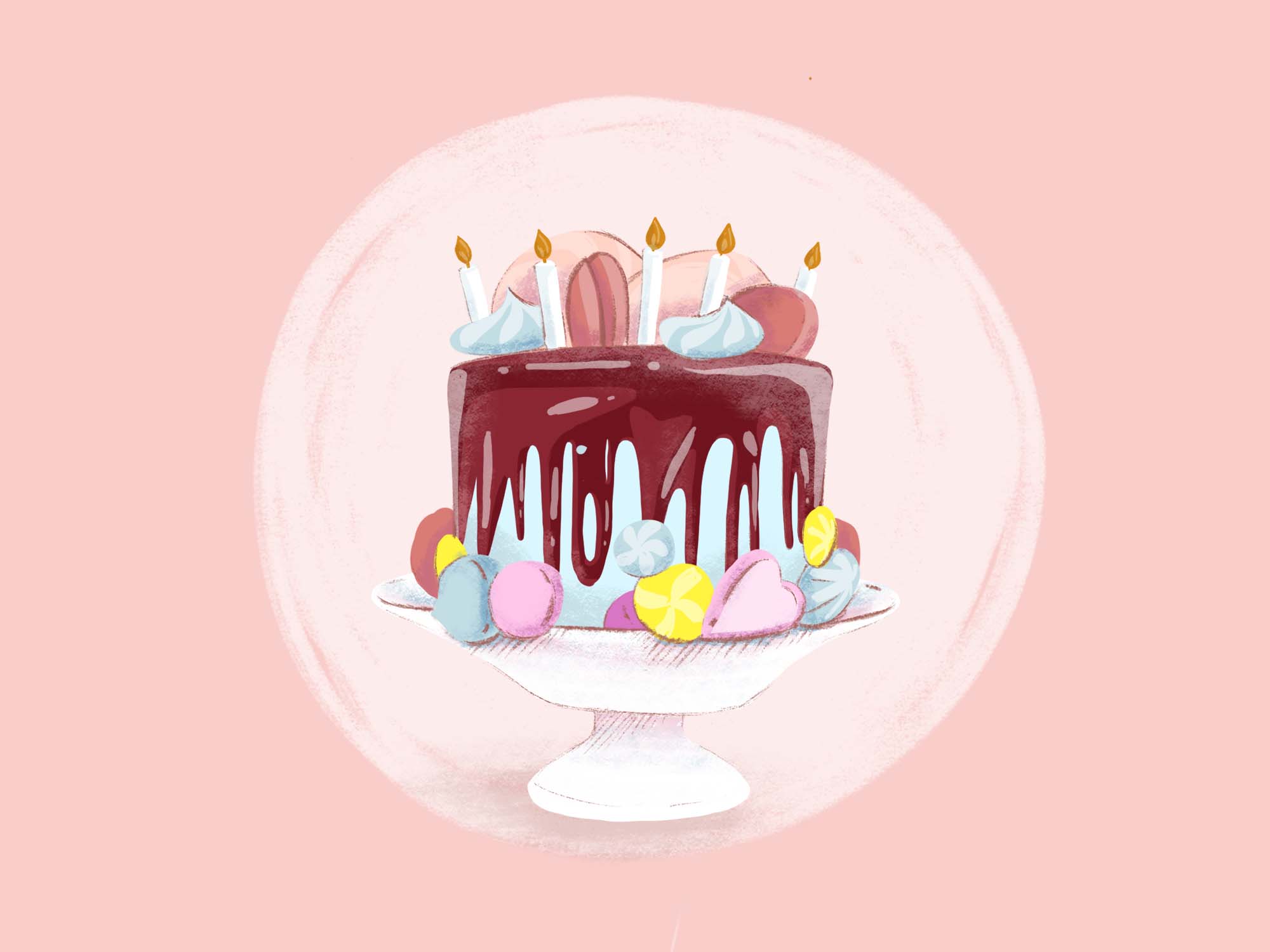 birthday cake free download illustration