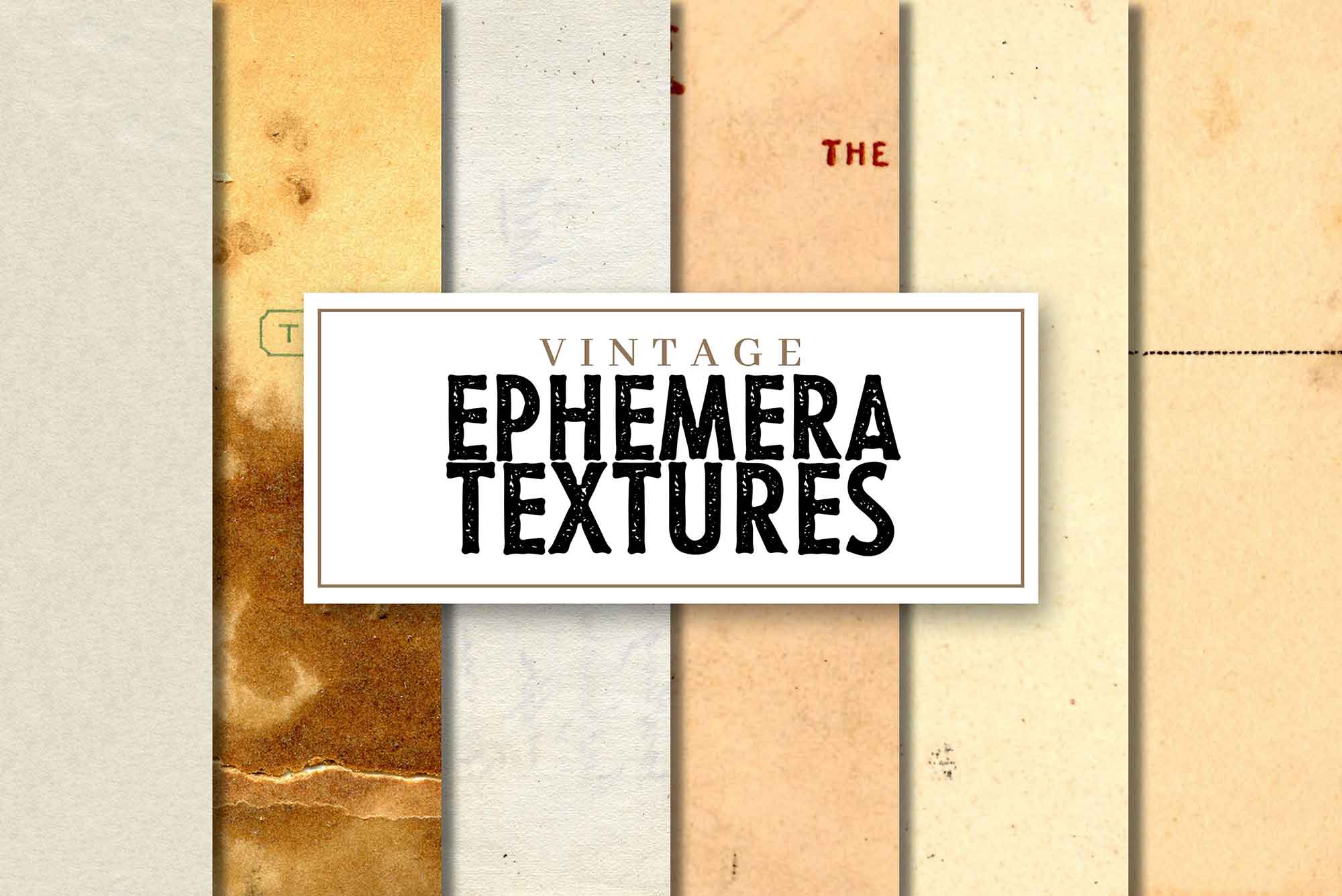 Vintage Ephemera and Paper Textures