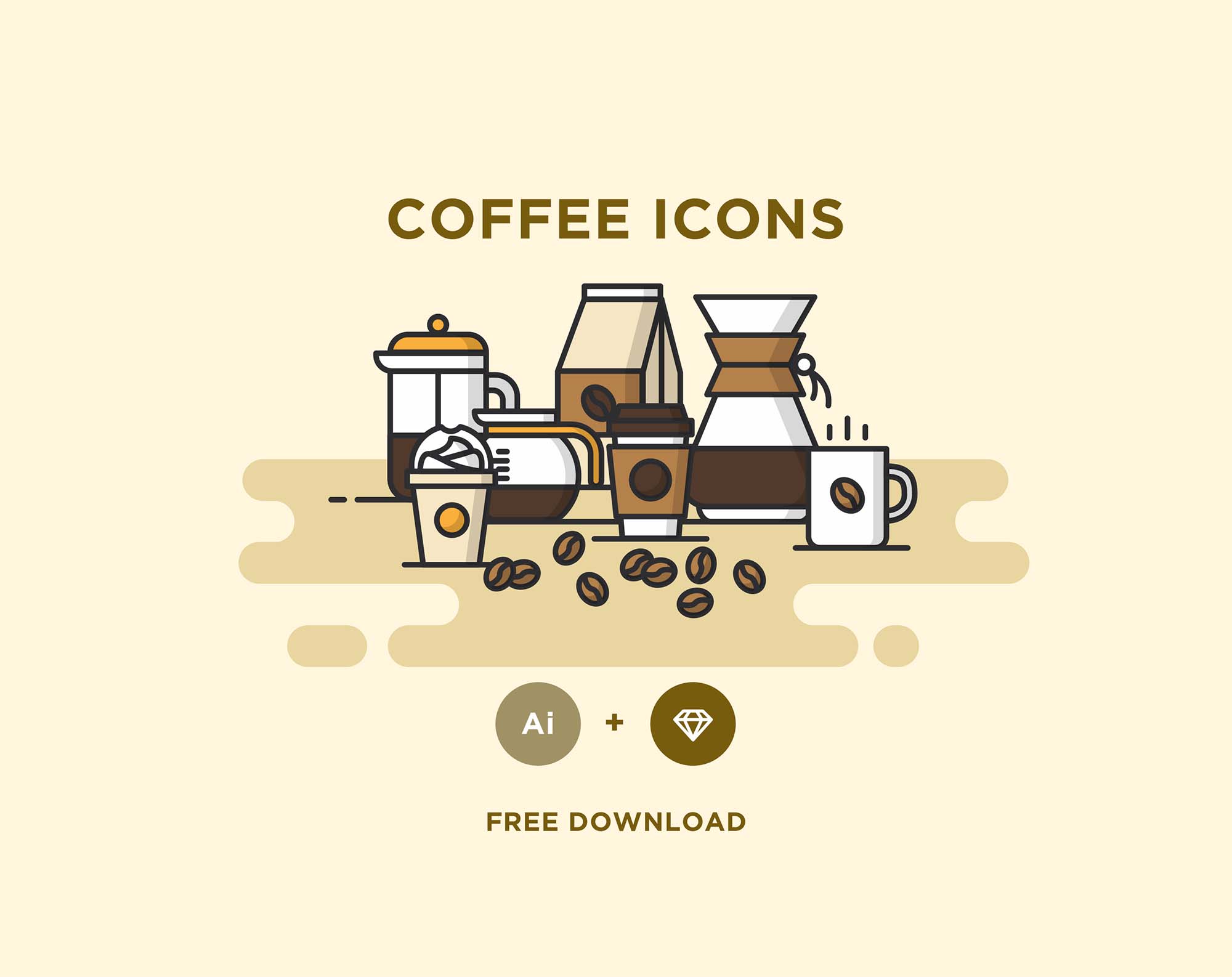 12 Coffee Icons
