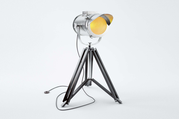 Cap Tripod Lamp 3D Model