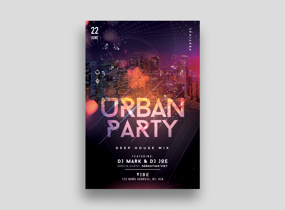 Urban Party Flyer Template