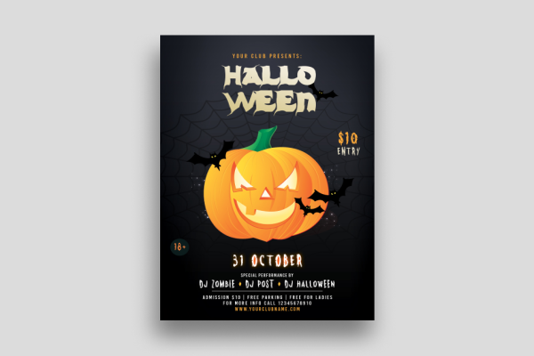 Halloween Party – Download Flyer Template