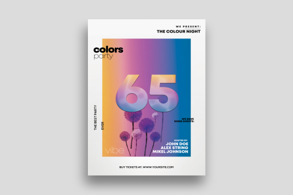 Color Party – Flyer Template