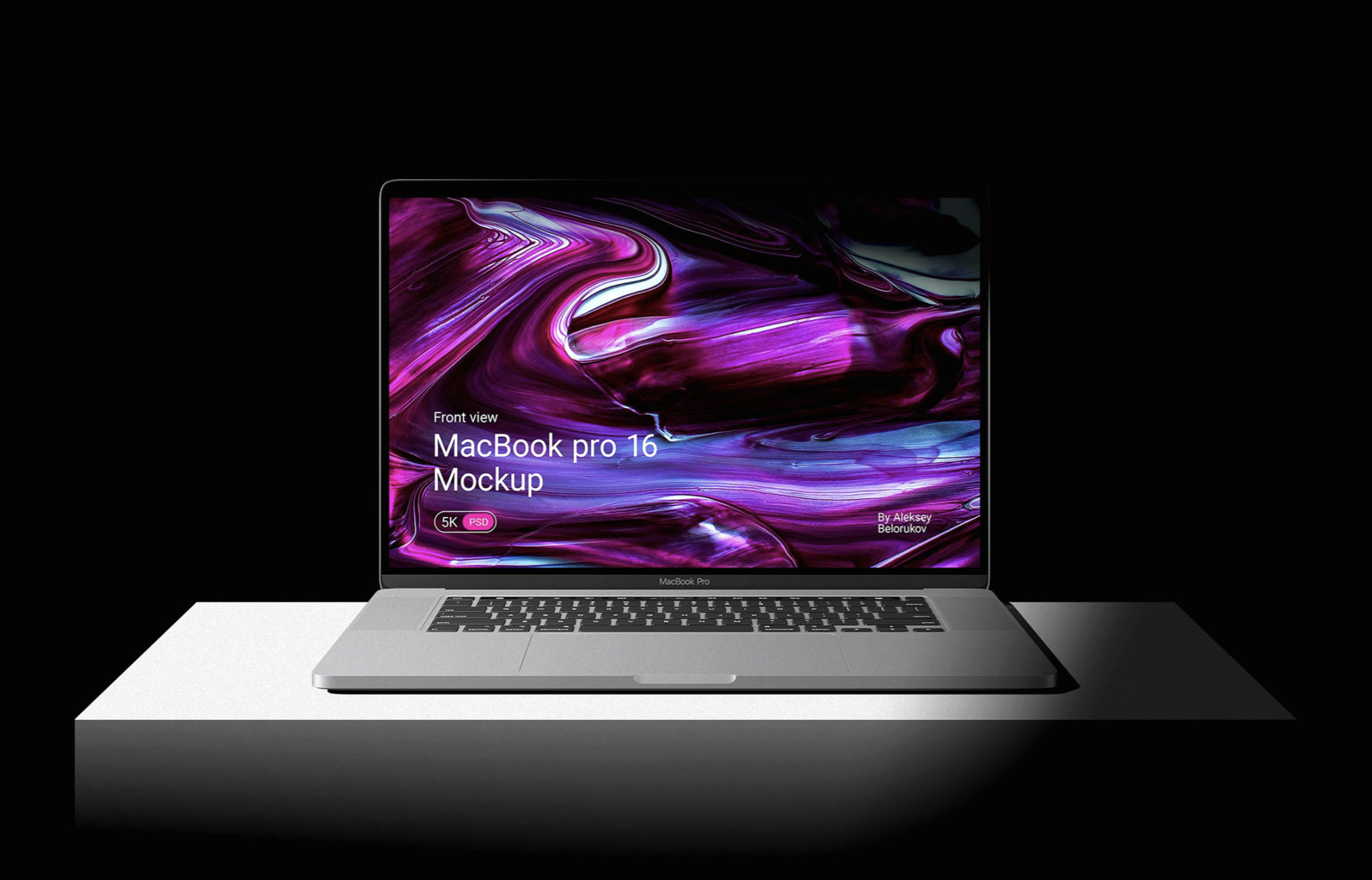 Macbook Pro 16 Psd Mockup