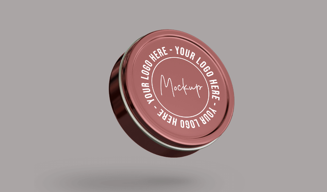 Cosmetic Tin Mockup