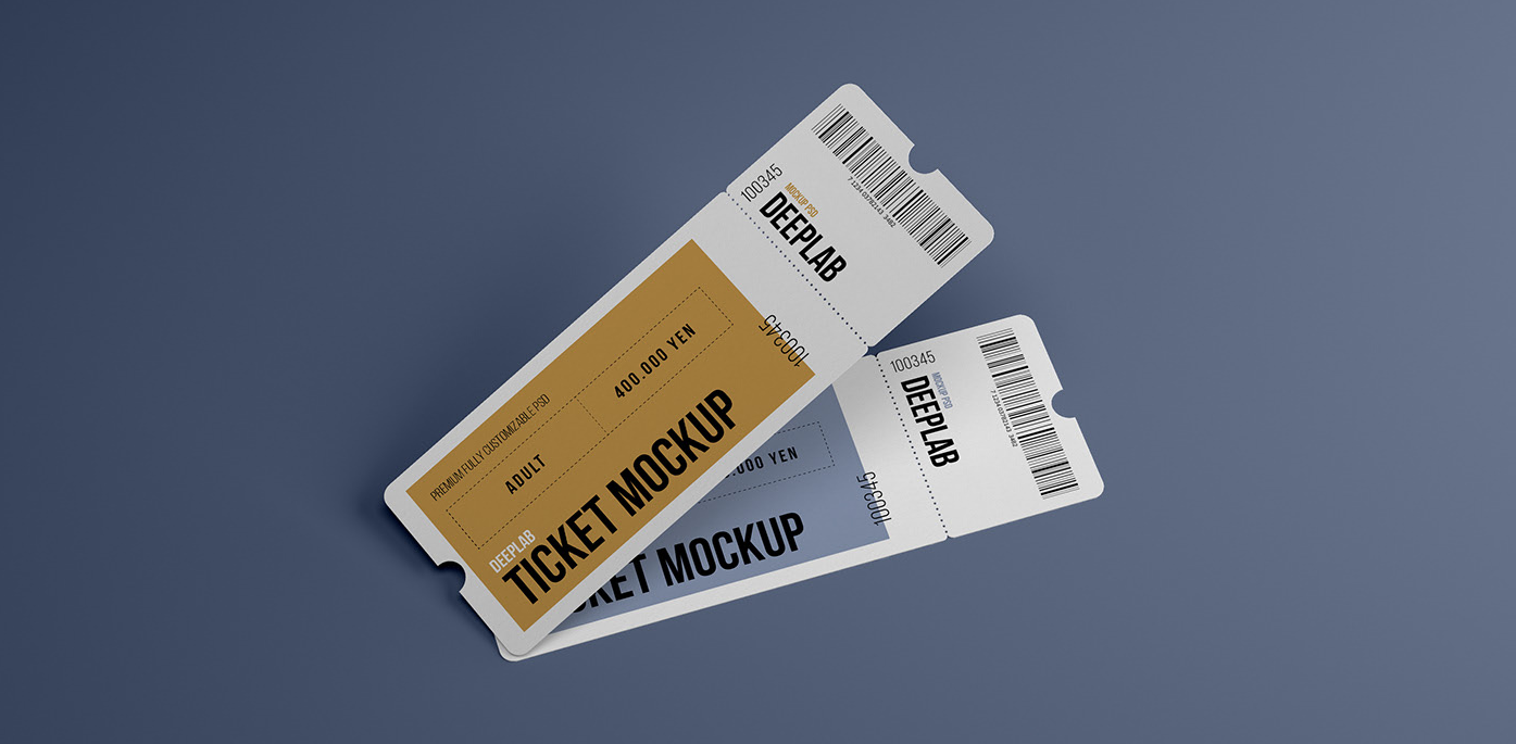 Event Tickets Mockup
