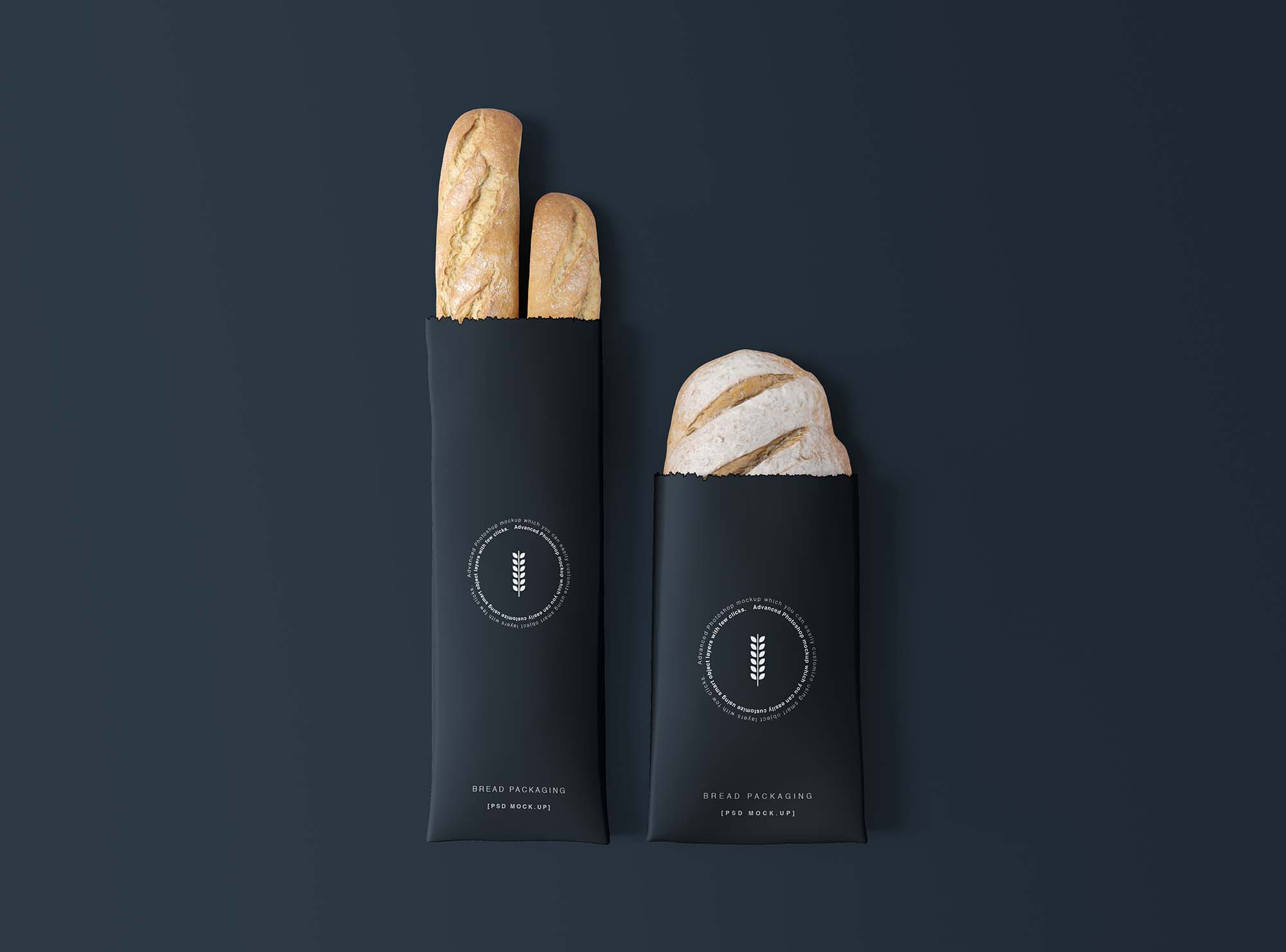 Bread Packaging PSD Mockup (Free) by Graphic Pear