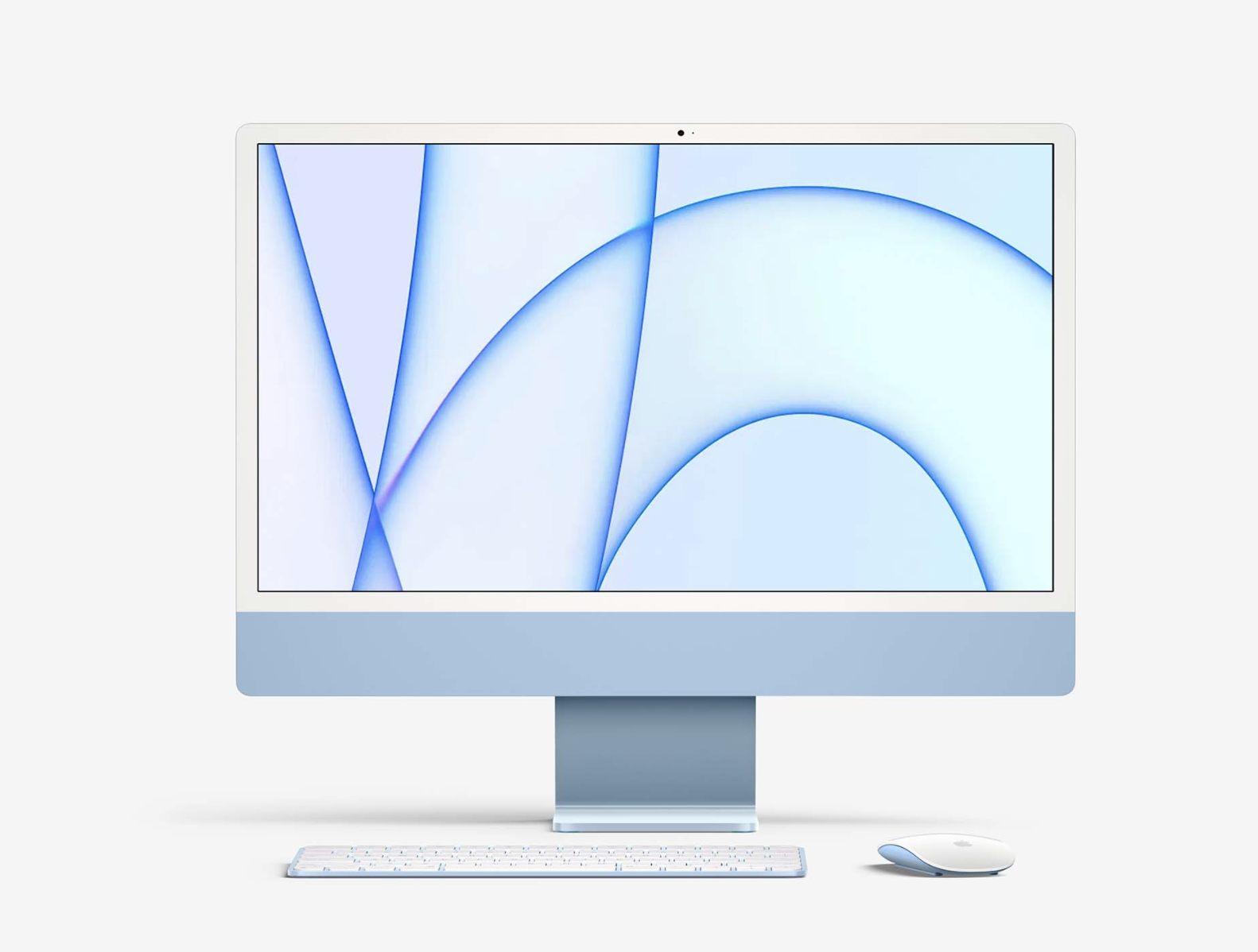 iMac 24-inch 4.5K Retina display Mockup