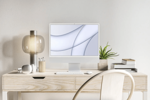 Apple iMac 24-inch Mockup