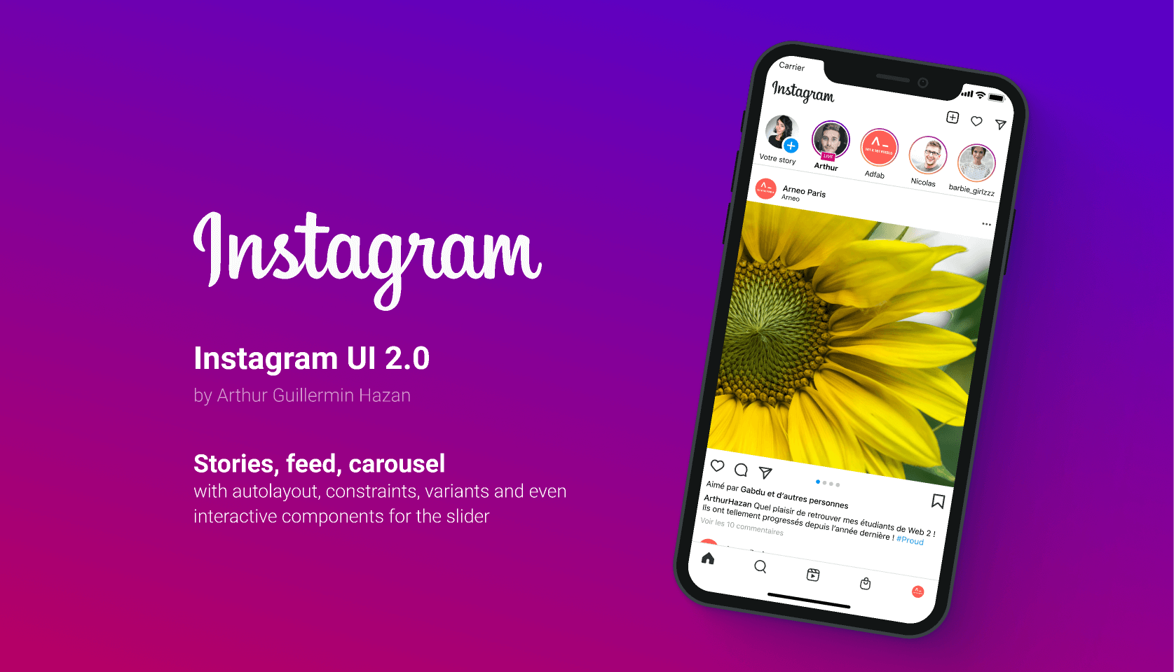 Instagram Mockup Figma