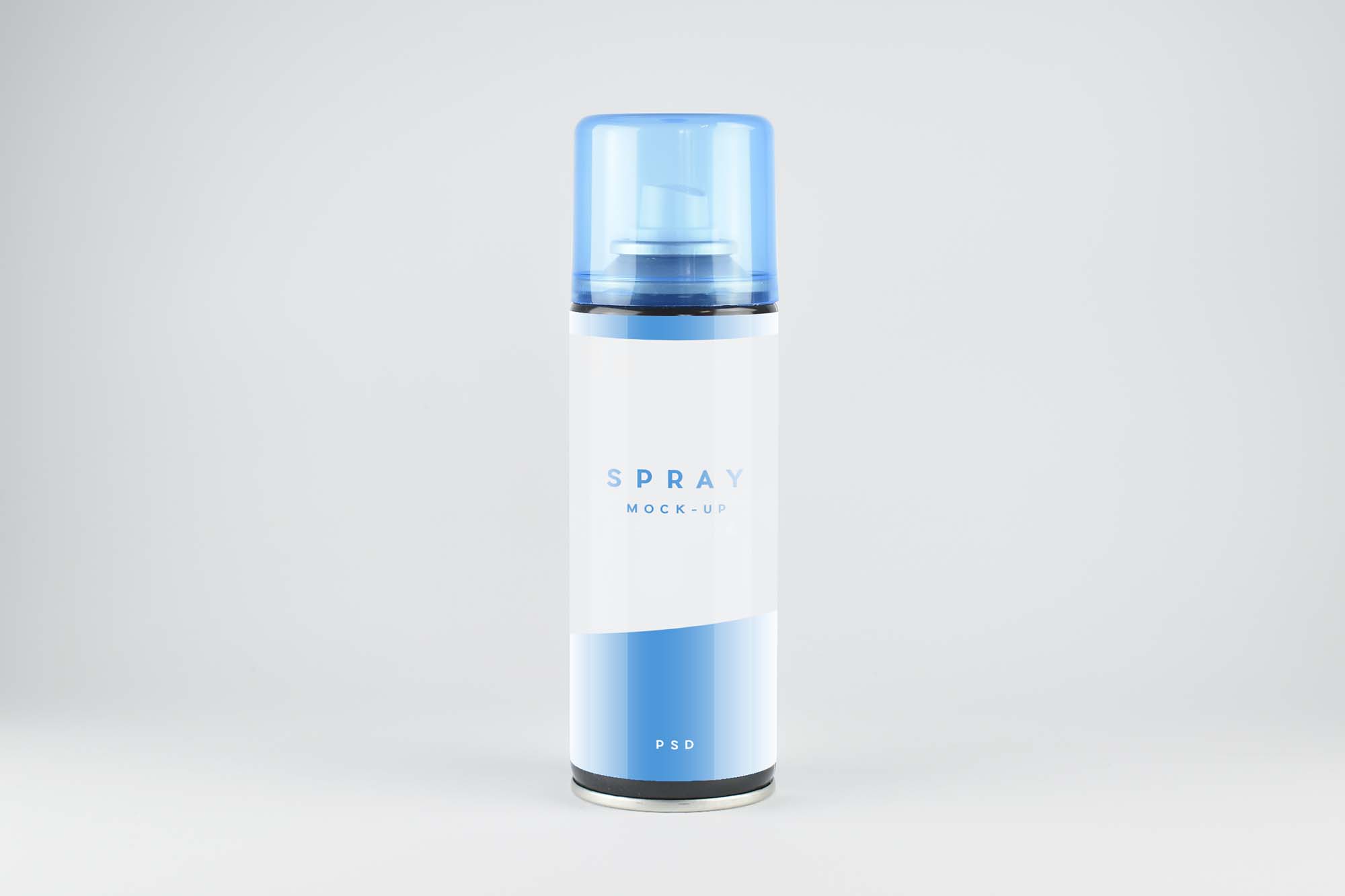 Front View Spray Bottle Mockup