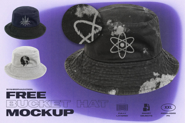 Bucket Hat Mockup PSD