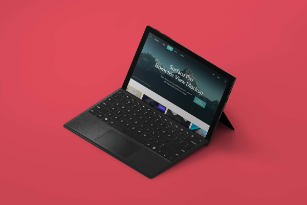 Perspective Surface Pro Mockup