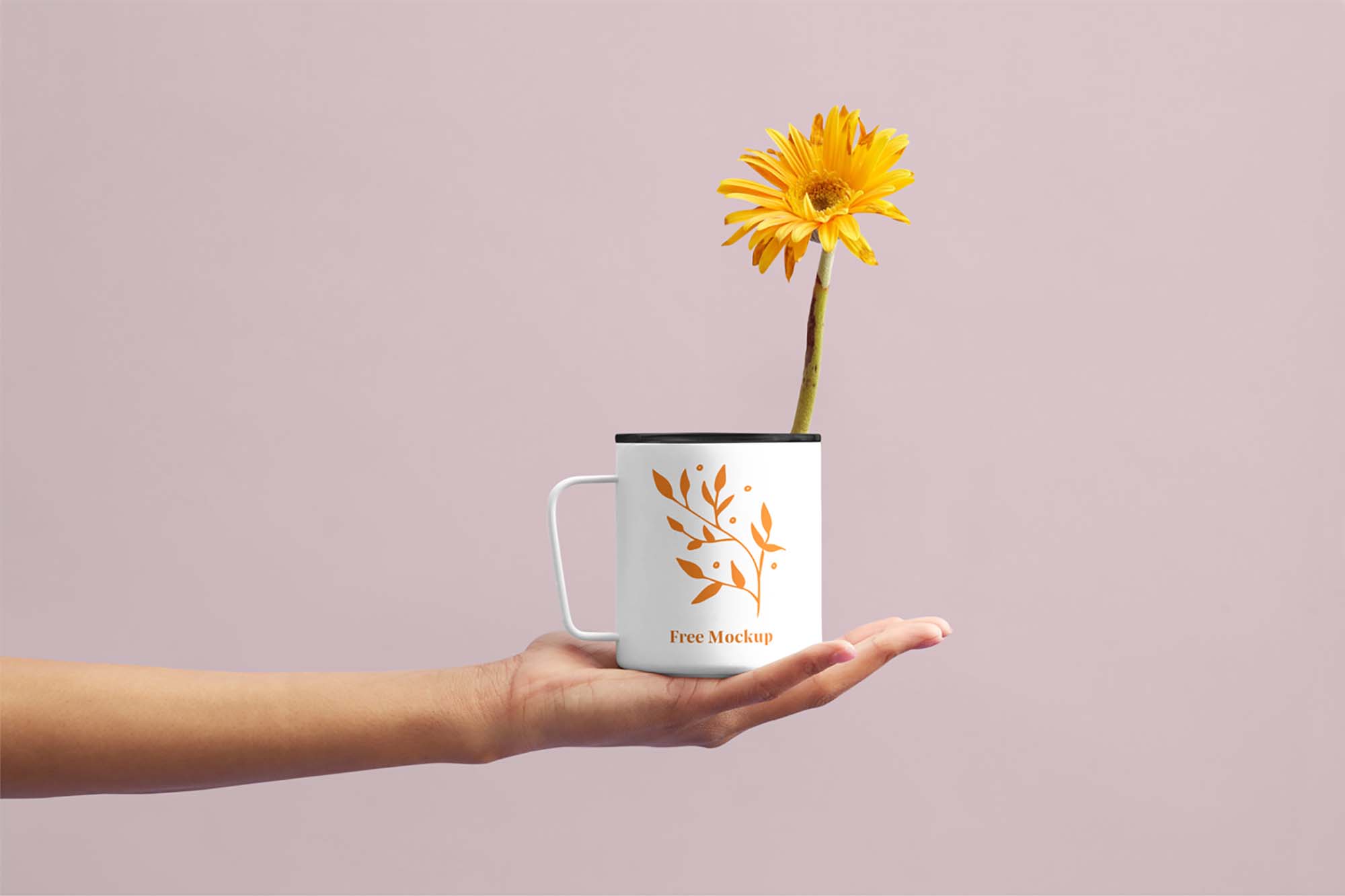 Flower Cup Mockup