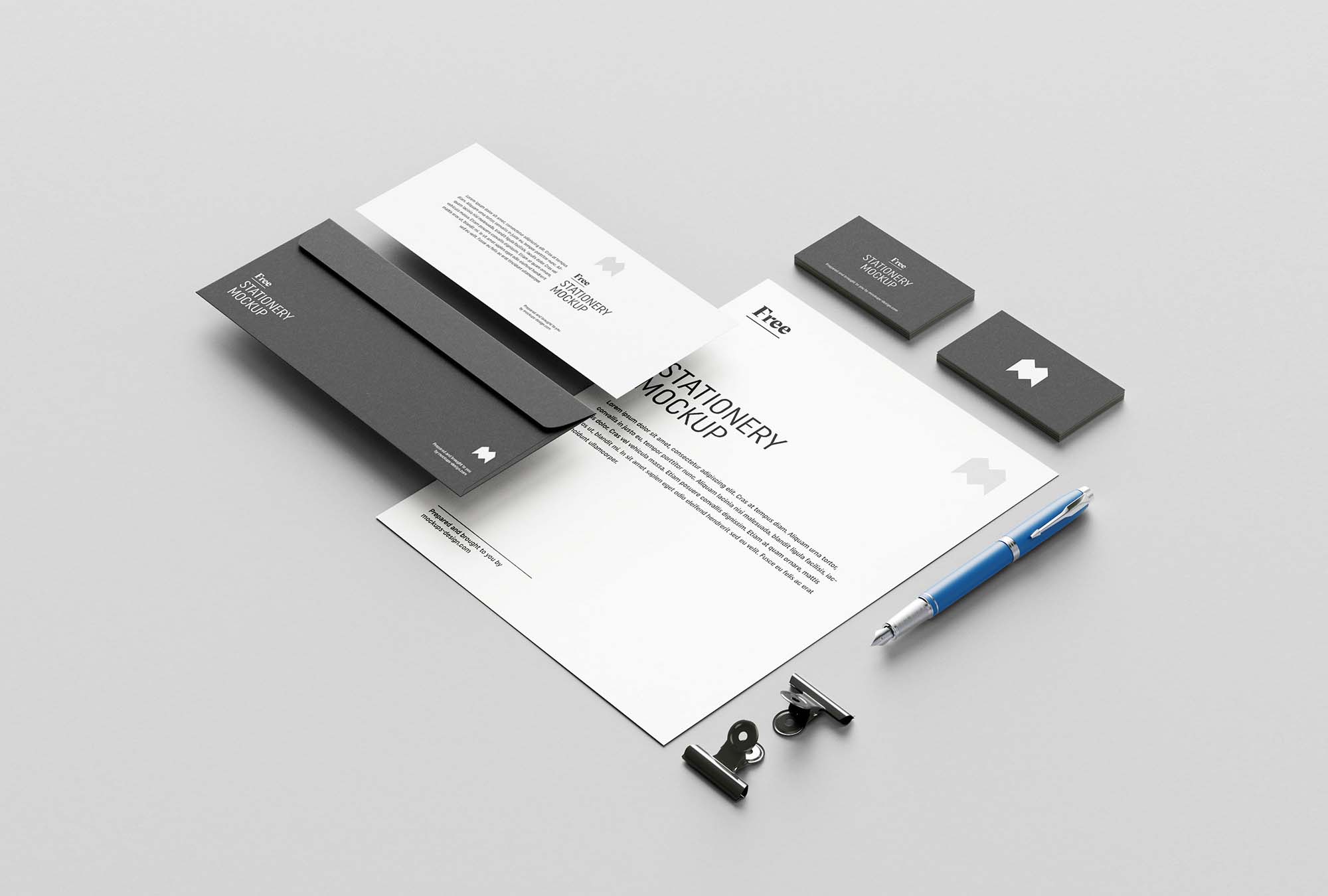 US Stationary Mockup