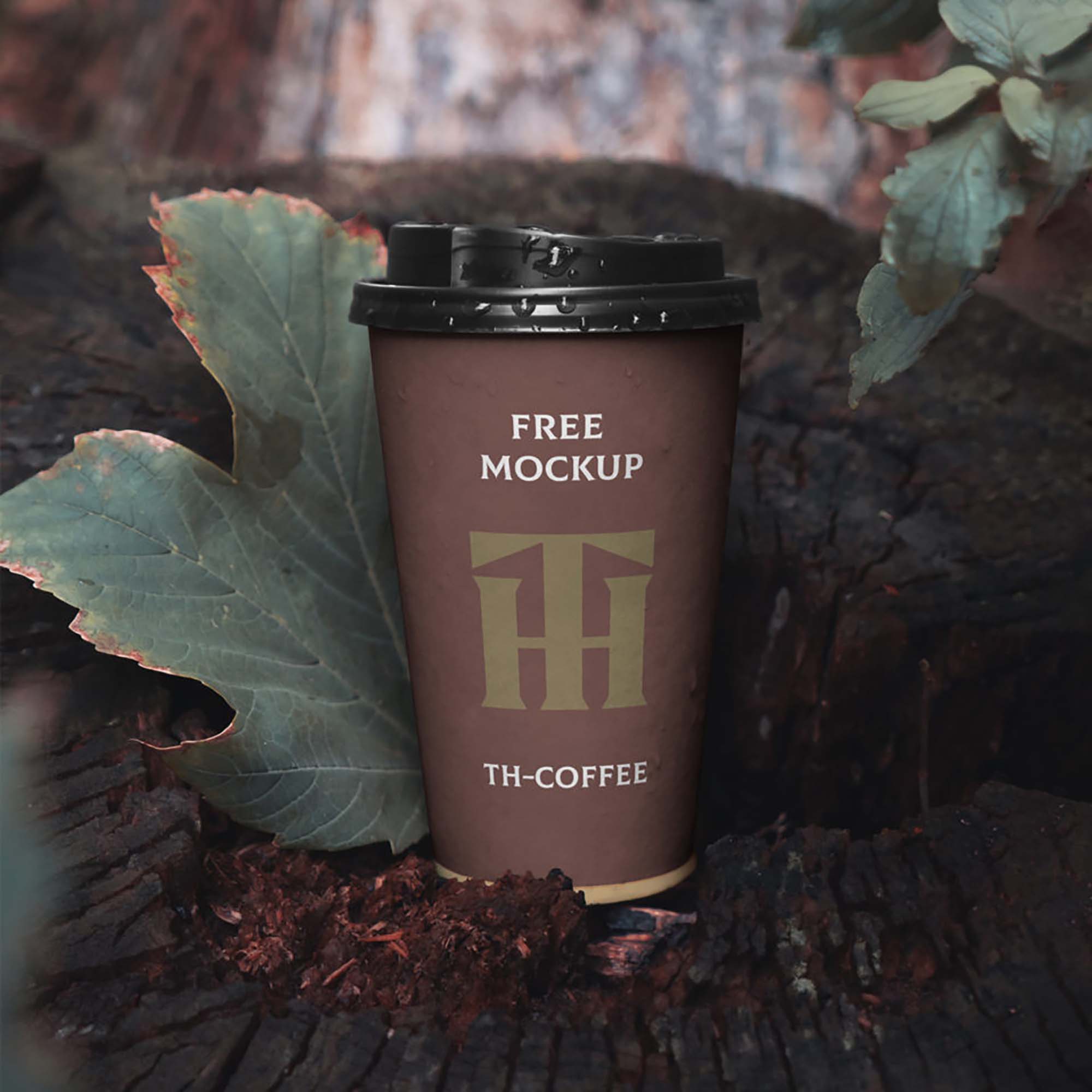 Single Paper Cup Mockup