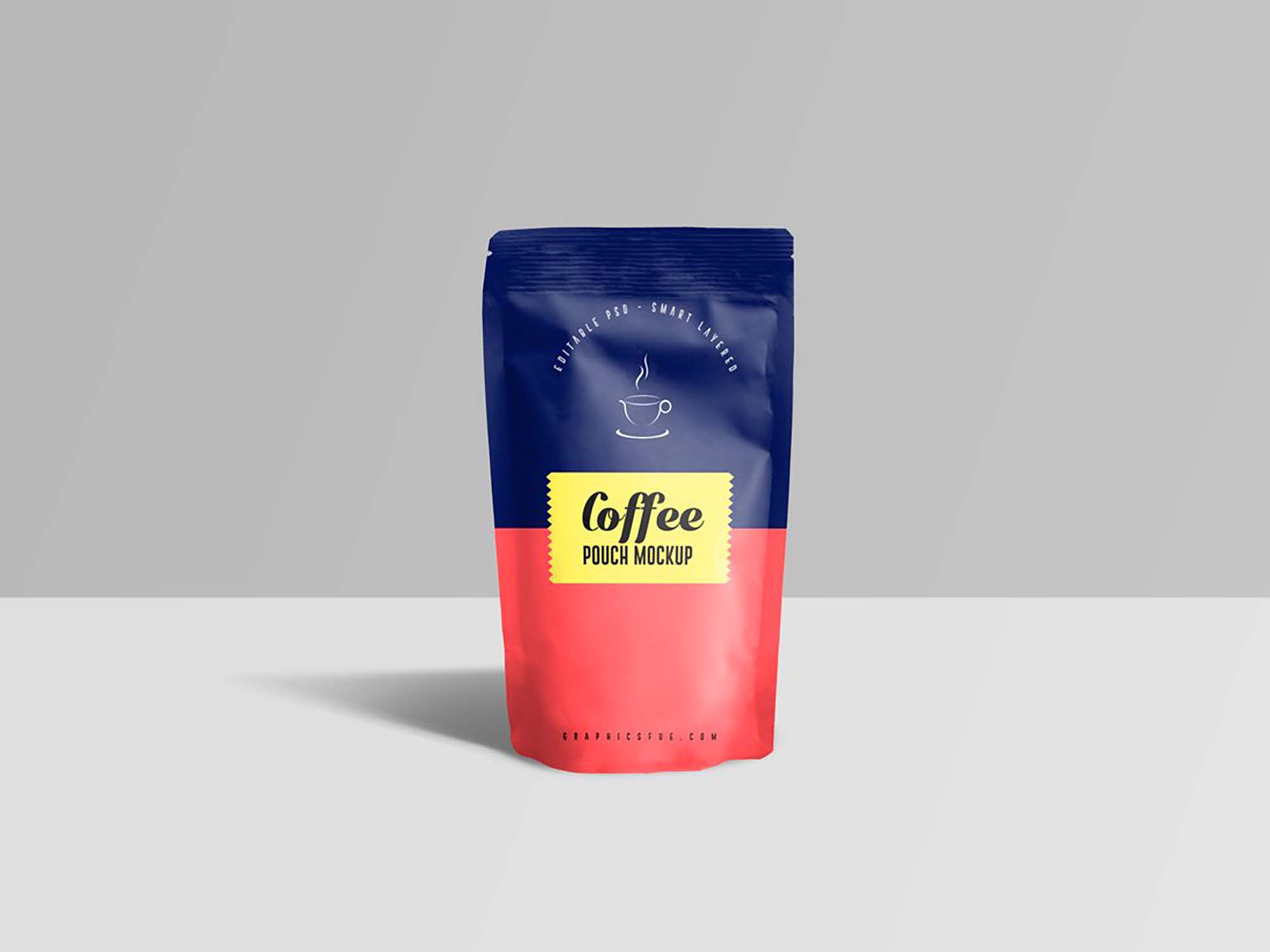 Coffee Pouch Mockup