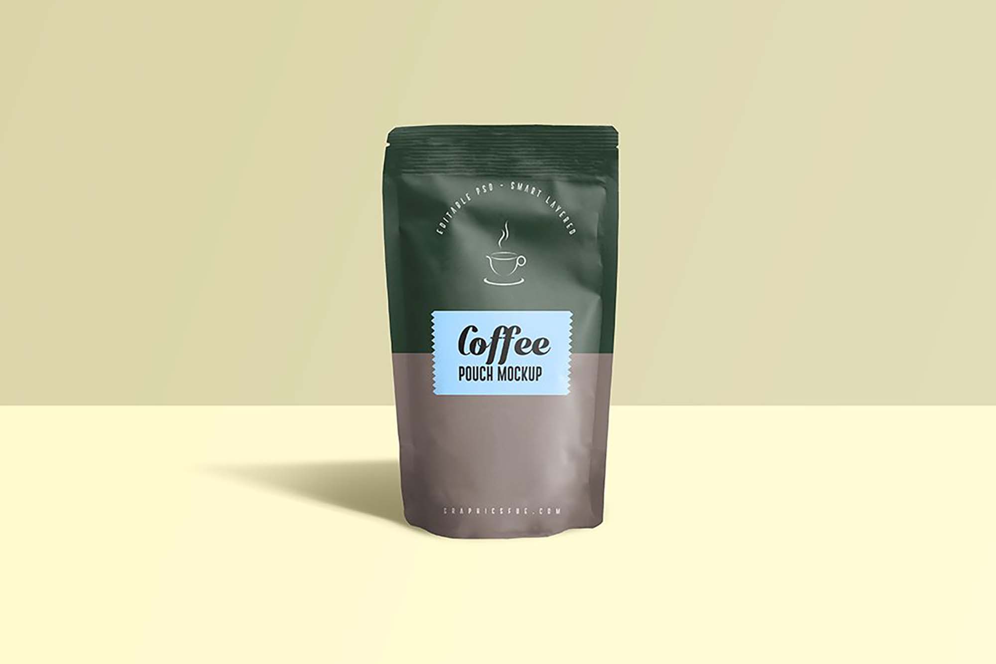 Coffee Pouch Psd Mockup Free By Graphics Fuel