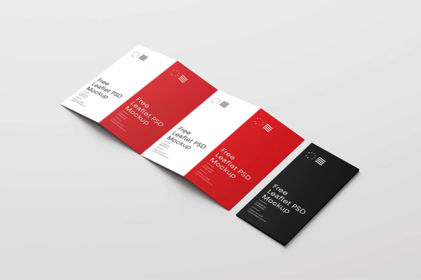New Four Fold Brochure Mockup