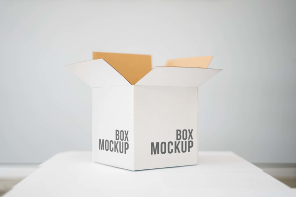 Perspective Box Mockup