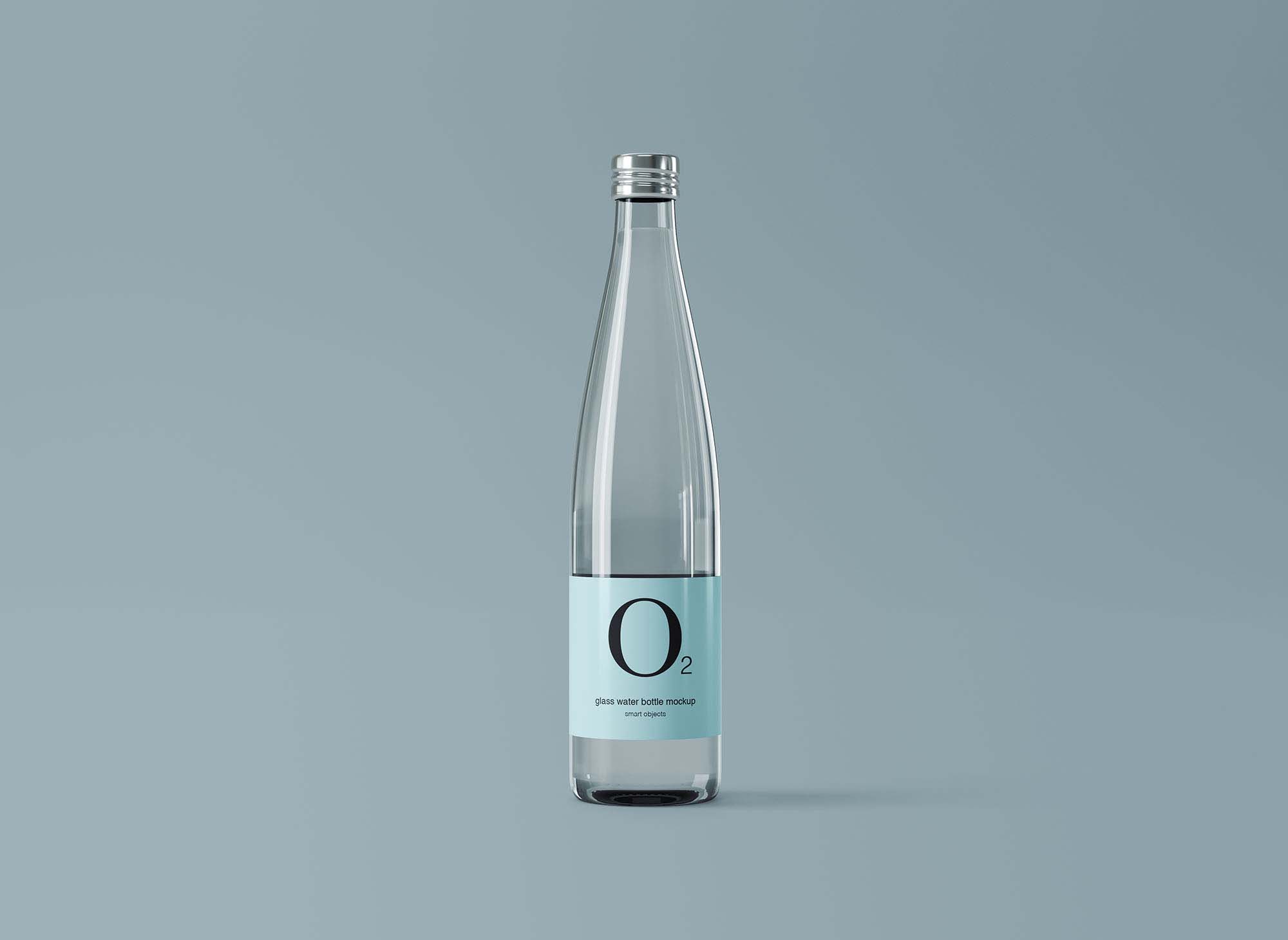 Minimal Glass Water Bottle