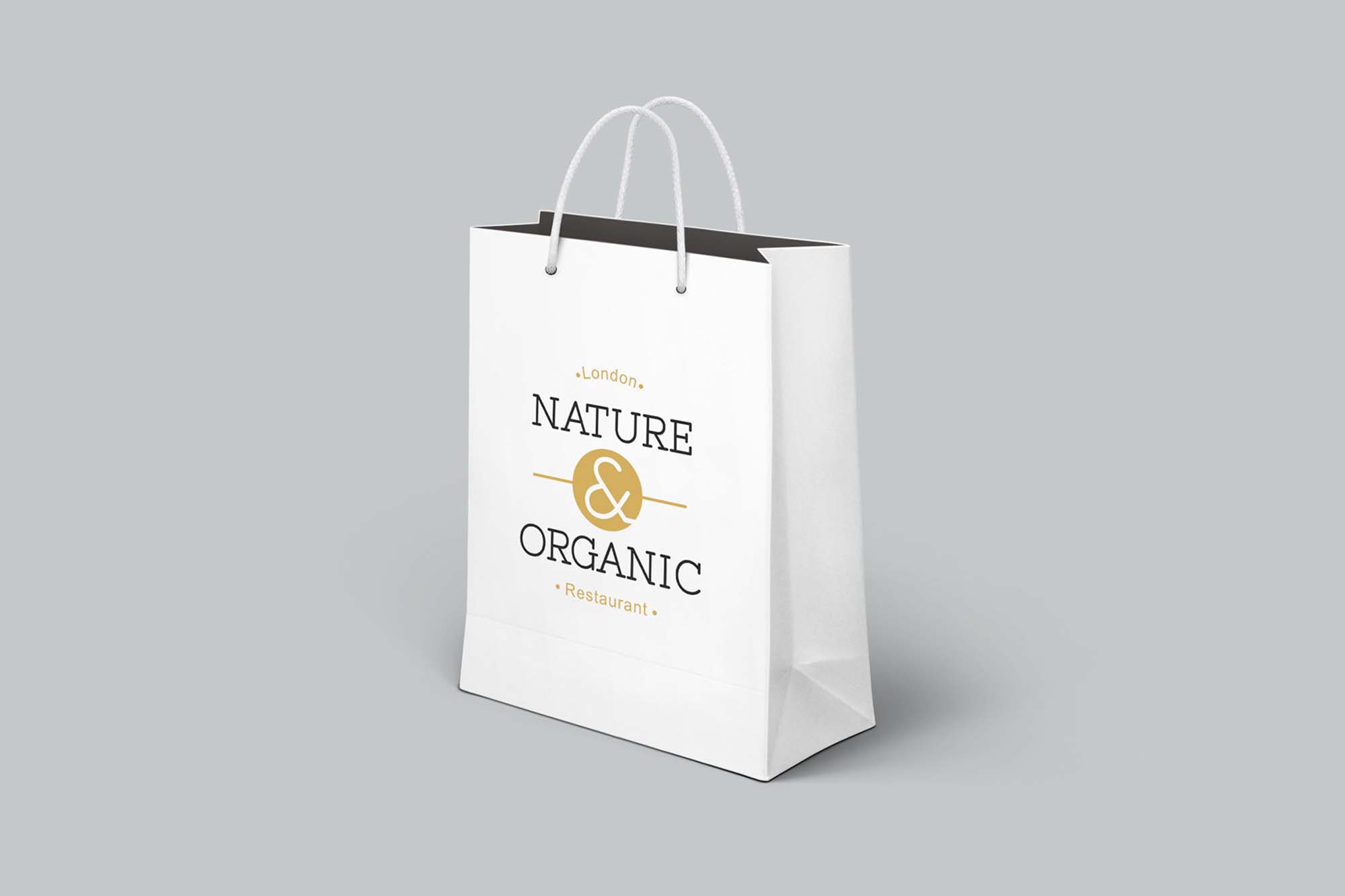 2 Paper Shopping Bag Mockups