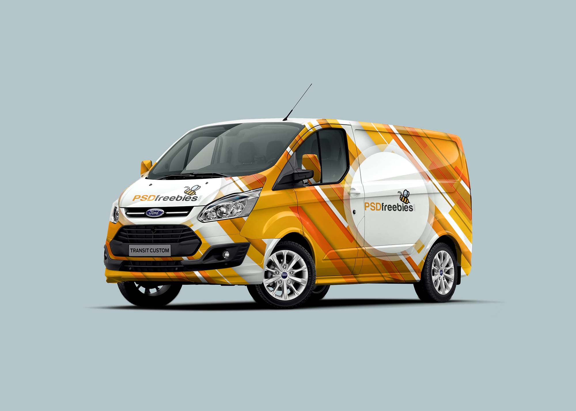 Car Ford Van Mockup