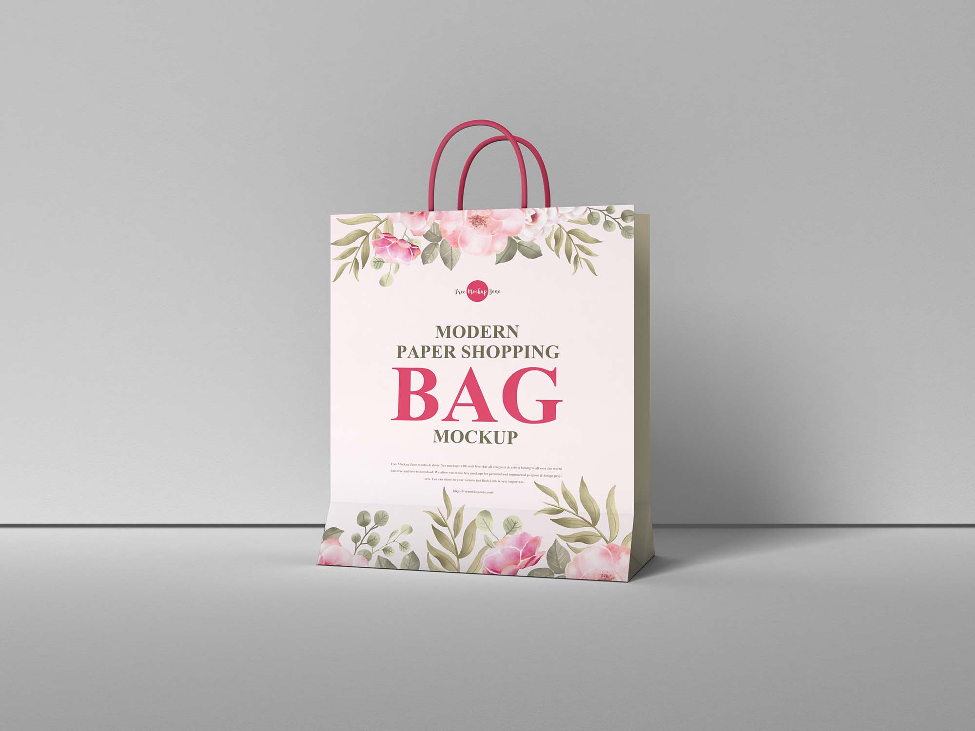 New Paper Shopping Bag Mockup