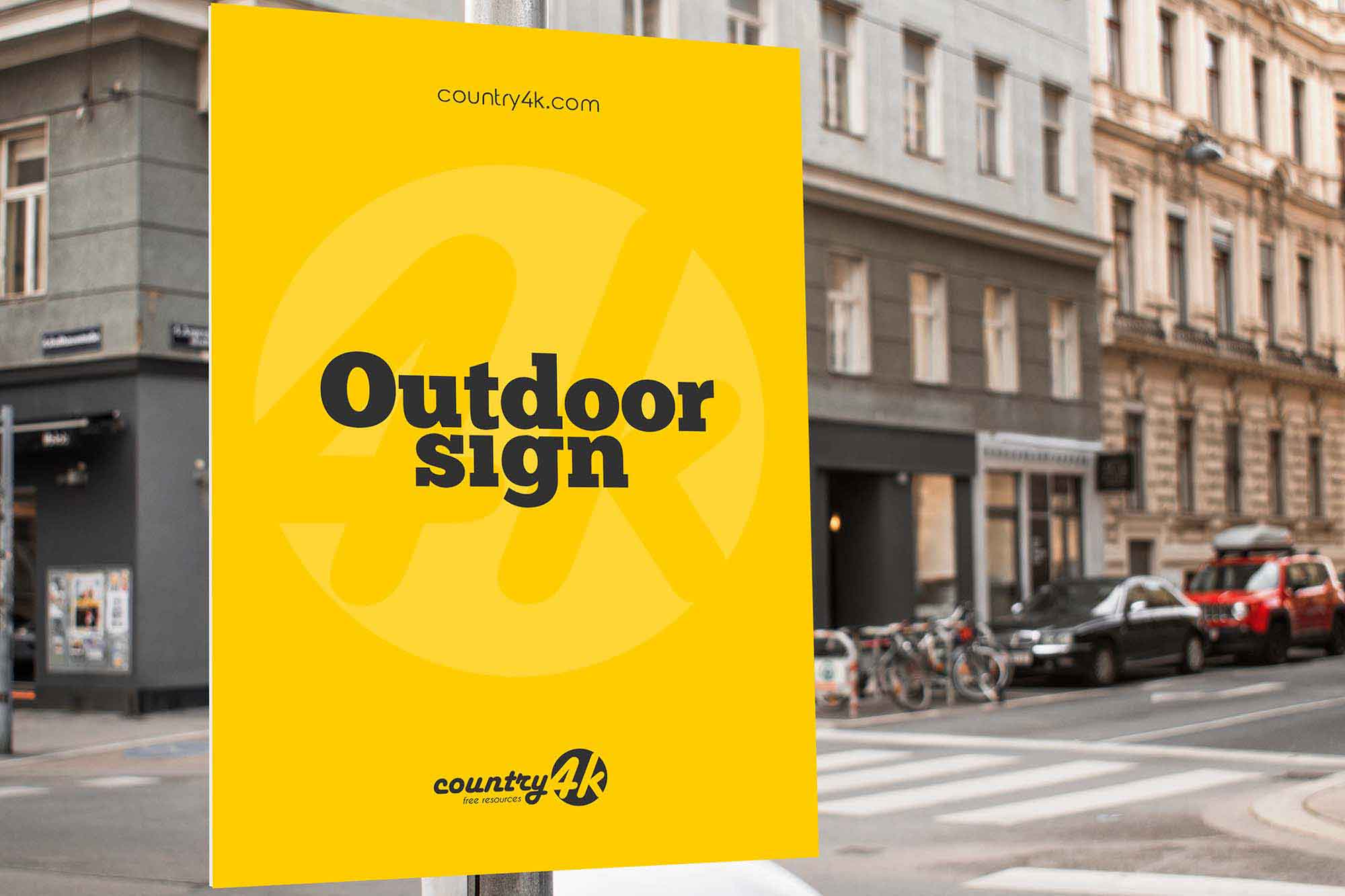 Outdoor Top Sign Mockups