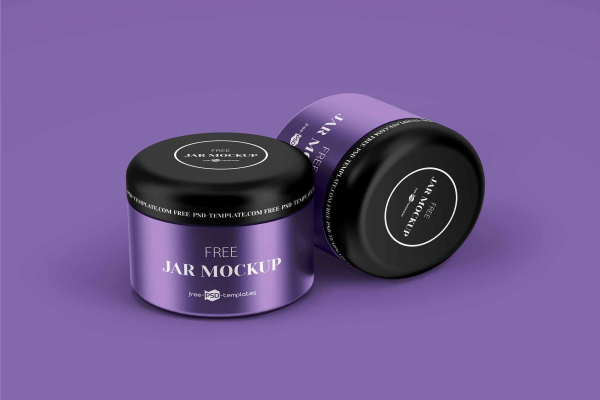 New Multipurpose Cosmetic Jar Mockup
