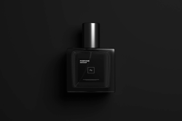 Dark Fashion Perfume Mockup