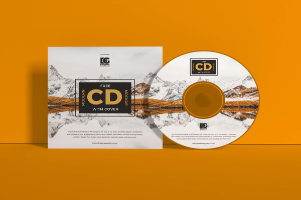 Branding CD Cover Mockup