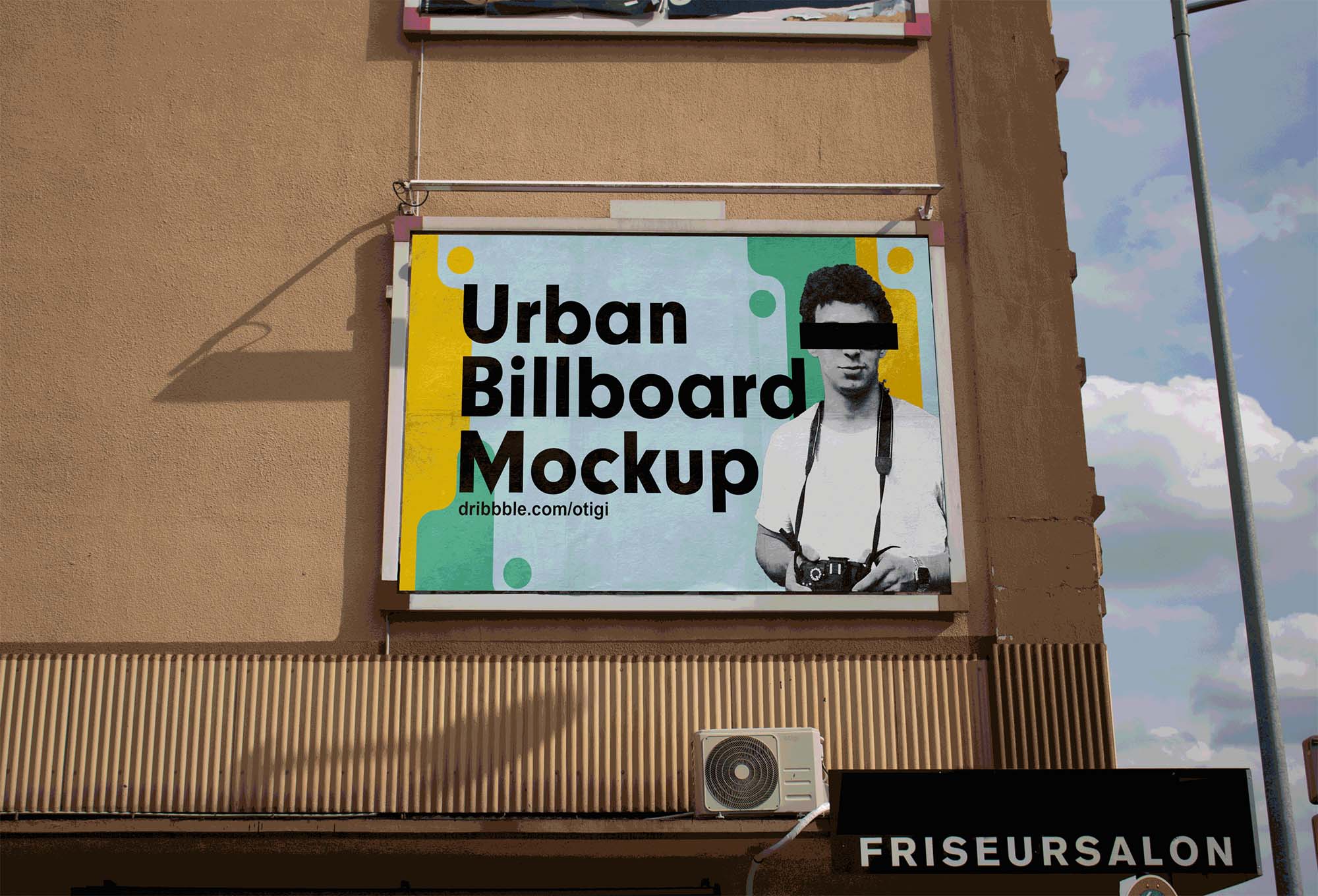 Outdoor Urban Billboard Mockup