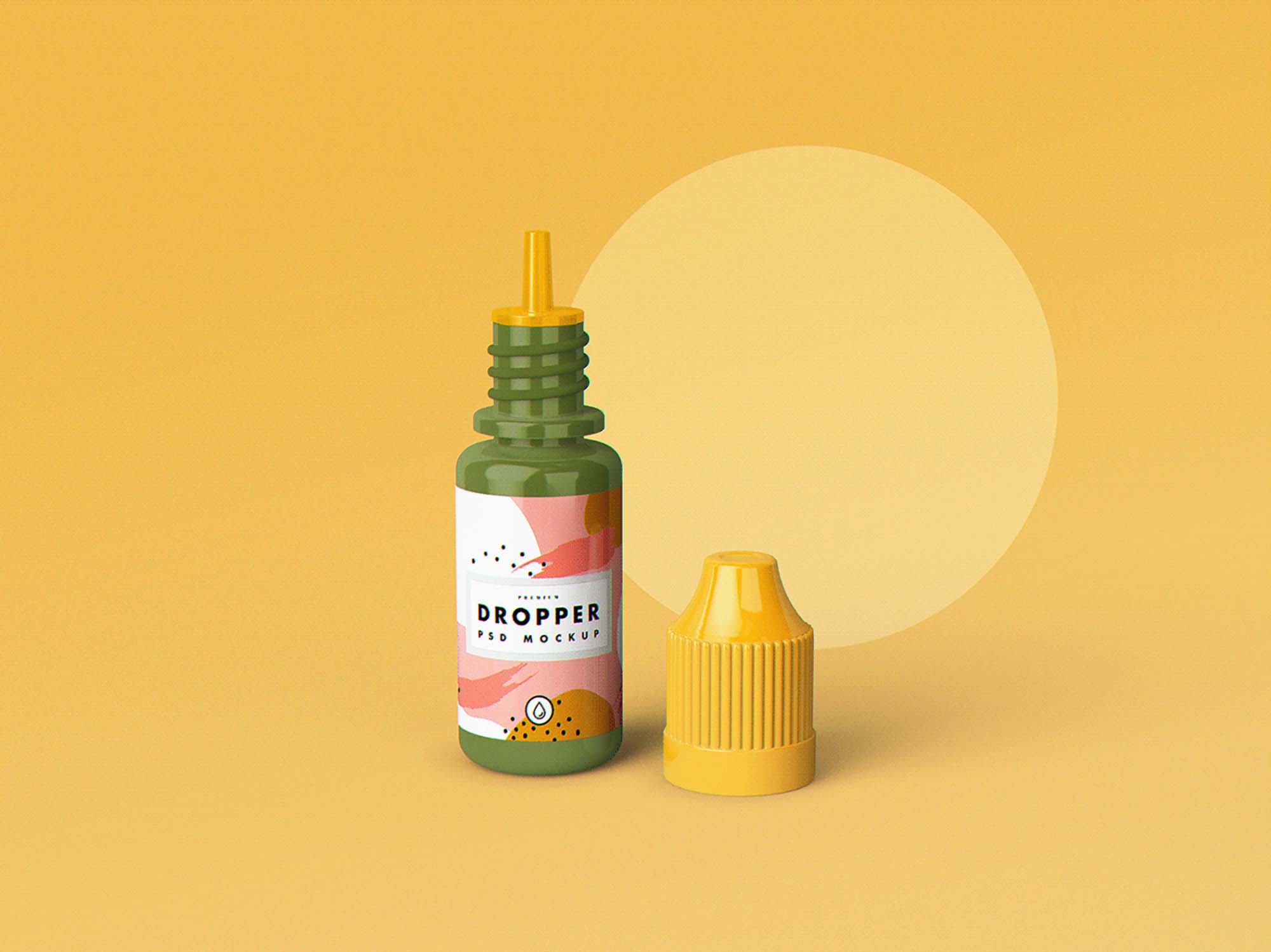 Juice Dropper Bottle Mockup