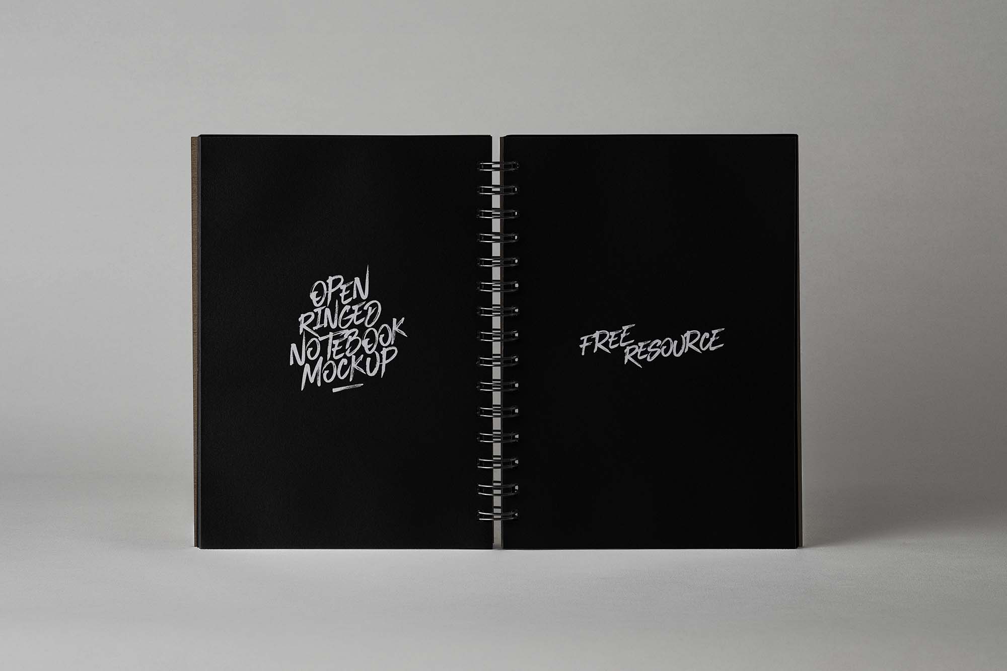 Download Open Sketchbook PSD Mockup (Free) by Pixeden