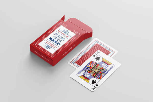 Classic Playing Cards Mockup