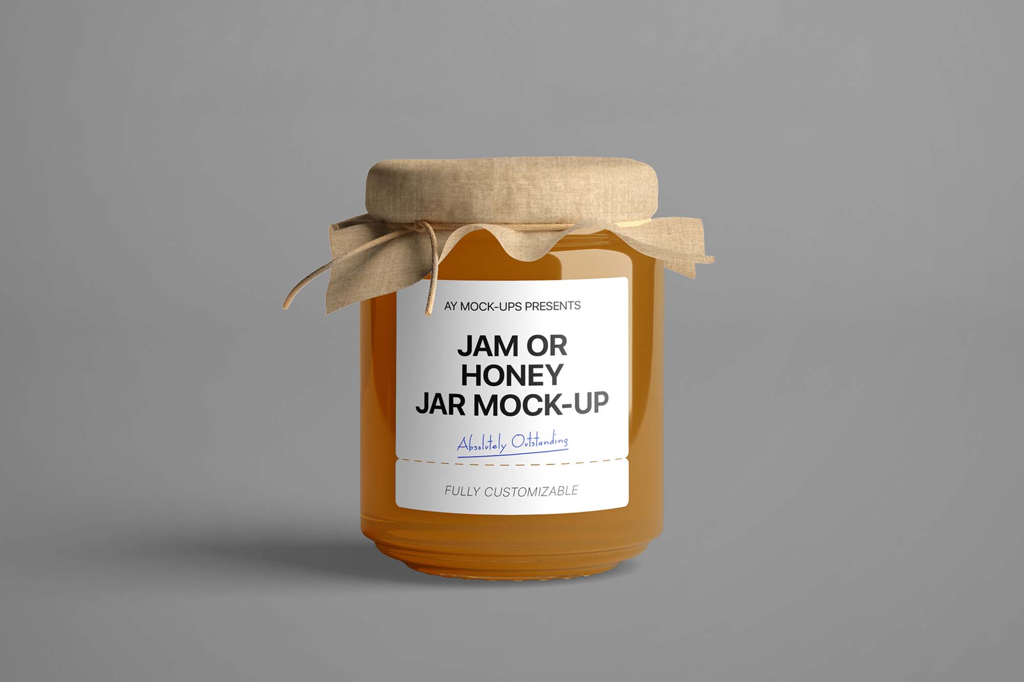 Sweet Jam Jar Mockup