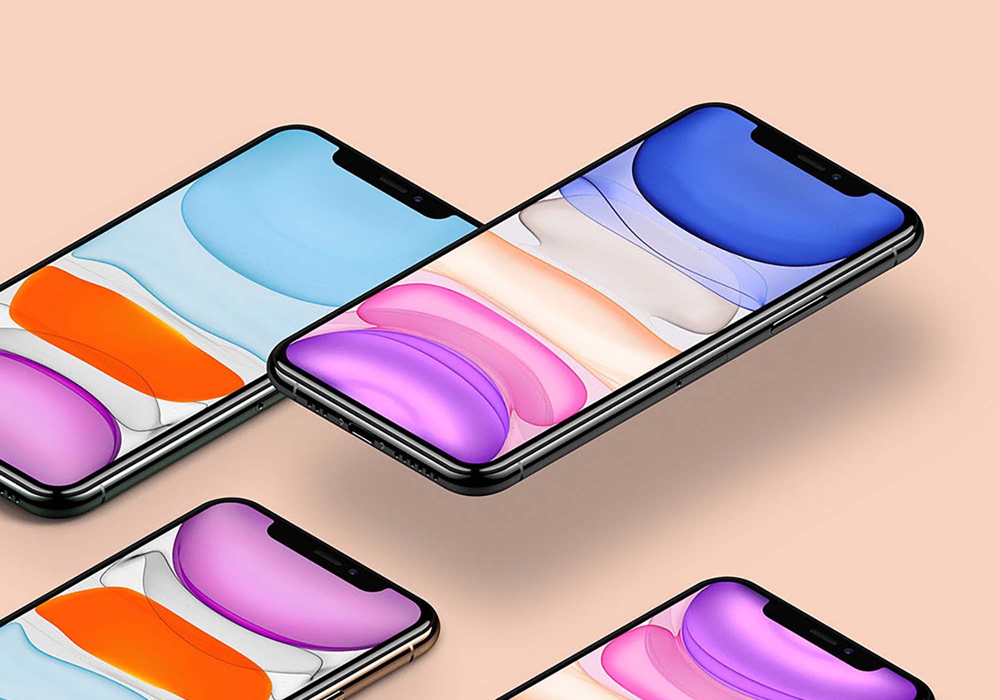 Top iPhone 11 Mockup Pro Edition